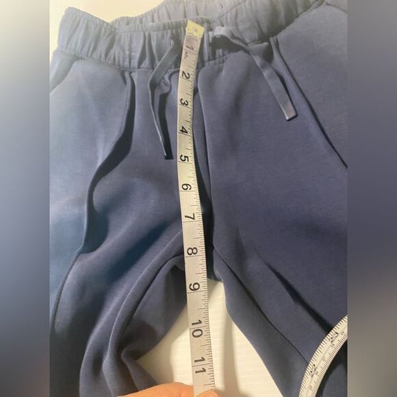 All in Motion Navy Blue Airy Sleek Wide Leg Pants pull on oversize trouser 10-12 - Picture 4 of 12